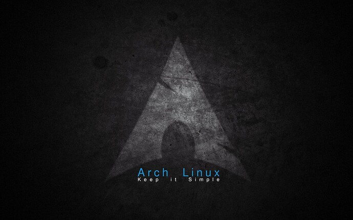 arch-linux-wallpaper-Black & Logo-CENTER